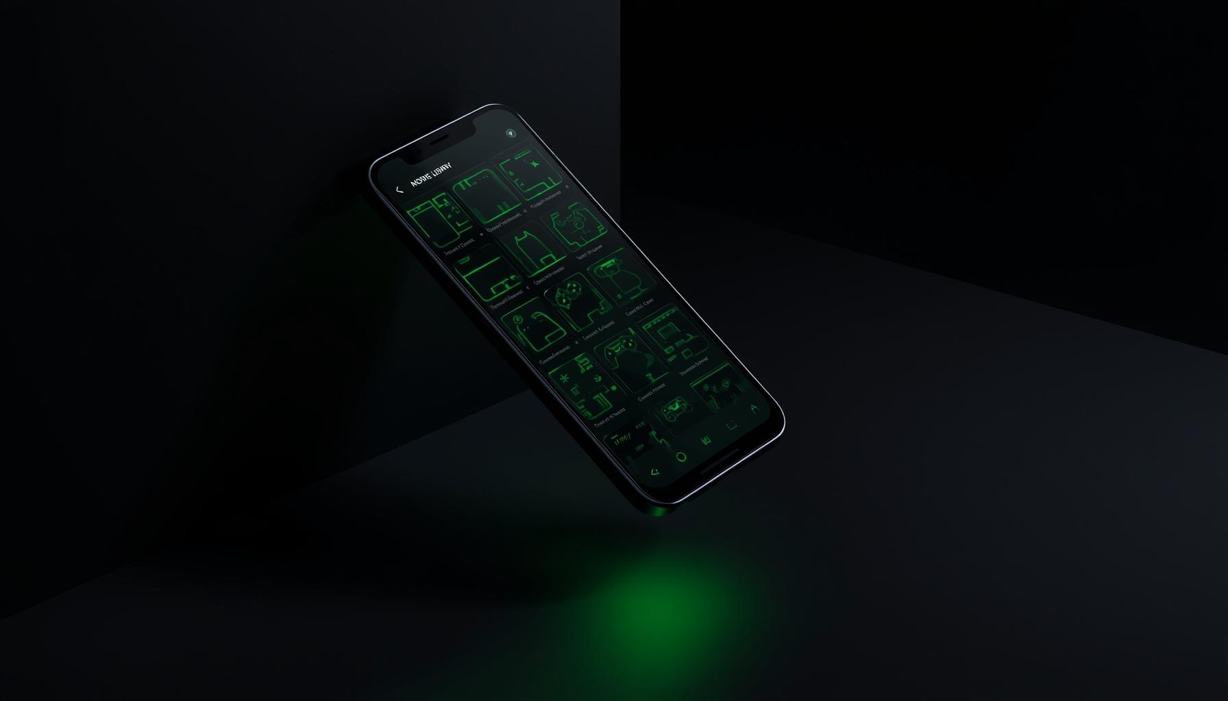 Game Library on Mobile